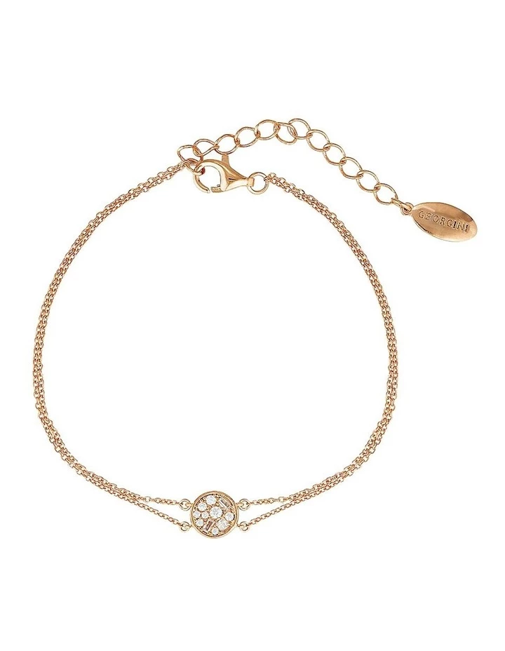 Georgini Mini Mosaic Rose Gold Bracelet 1 Georgini Mini Mosaic Rose Gold Bracelet