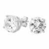 Georgini 9mm Round Silver Stud Earrings