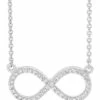 Georgini Infinite Pendant Sterling Silver Necklace
