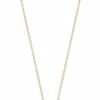Georgini Portobello Pendant Sterling Silver Rose Gold Necklace
