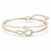 Swarovski Infinity Rose Gold Plated Bangle