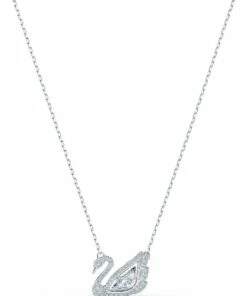 Swarovski Dancing Swan Silver Necklace