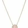 Swarovski Sparkling Dance Clover Rose Gold Necklace