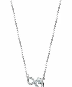 Swarovski Infinity Silver Necklace -RAY-BAN Online Store 746409790 3 720x928