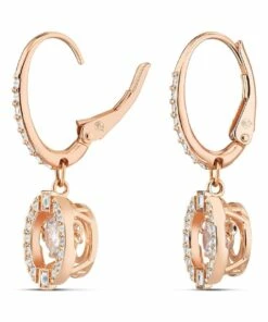 Swarovski Sparkling Dance Pierced Rose Gold Huggie Earrings 5 Swarovski Sparkling Dance Pierced Rose Gold Huggie Earrings -RAY-BAN Online Store 746424550 3 720x928