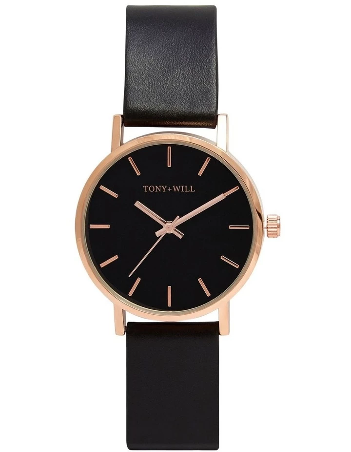 TONY+WILL Small Classic Black TWT004C Watch 1 TONY+WILL Small Classic Black TWT004C Watch