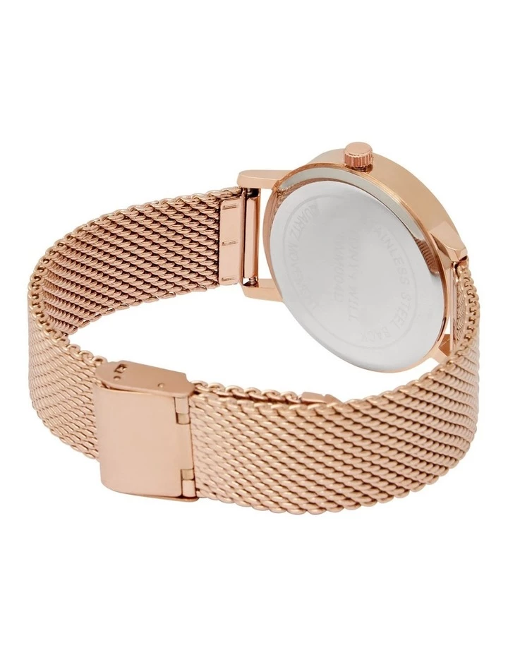 TONY+WILL Small Classic Rose Gold TWM004D Watch 4 TONY+WILL Small Classic Rose Gold TWM004D Watch - Image 4