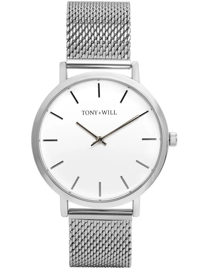 TONY+WILL Classic Mesh Silver TWM000D 1 TONY+WILL Classic Mesh Silver TWM000D