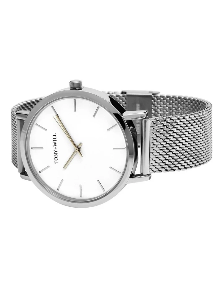 TONY+WILL Classic Mesh Silver TWM000D 4 TONY+WILL Classic Mesh Silver TWM000D - Image 4