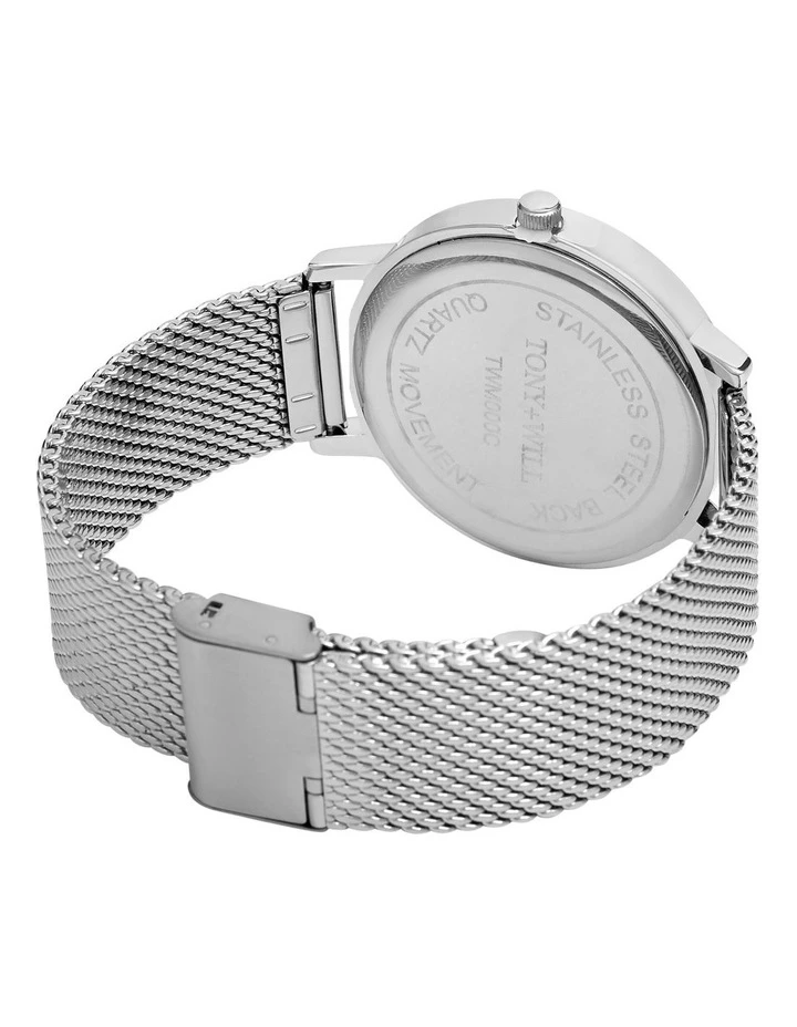 TONY+WILL Classic Mesh Silver TWM000D 5 TONY+WILL Classic Mesh Silver TWM000D - Image 5