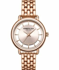 Kenneth Cole KC50790002 Transparency Ladies Rose Gold Watch