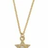 Mocha Star Cubic Zirconia Gold Necklace