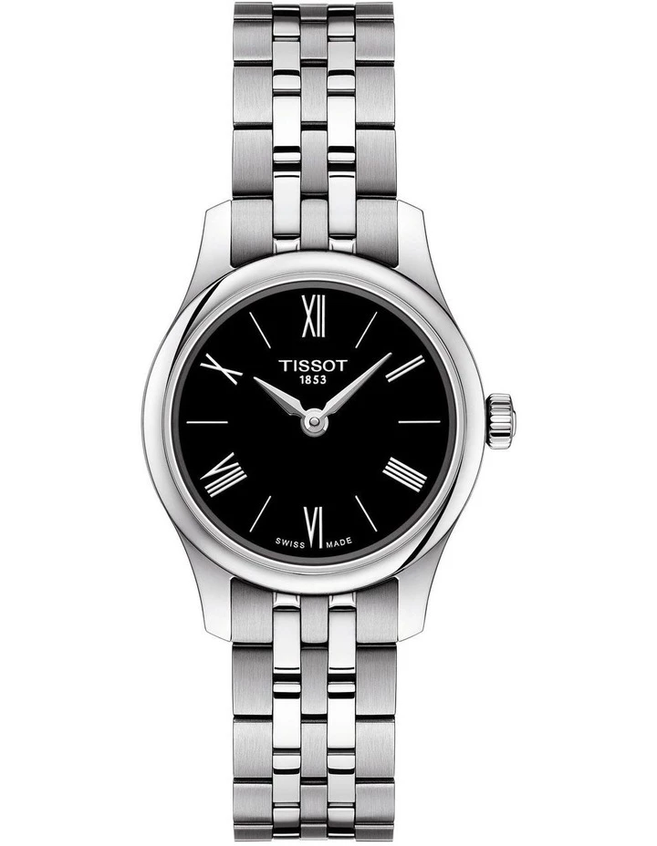 Tissot Tradition 5.5 Lady Black Stainless Steel Quartz Watch T063.009.11.058.00 1 Tissot Tradition 5.5 Lady Black Stainless Steel Quartz Watch T063.009.11.058.00