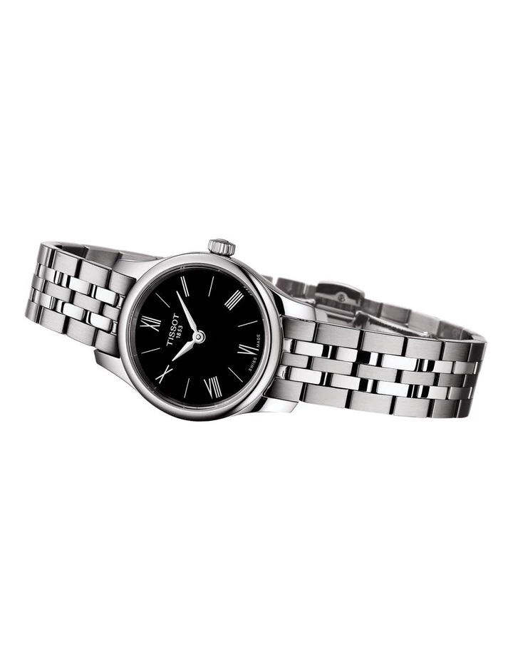 Tissot Tradition 5.5 Lady Black Stainless Steel Quartz Watch T063.009.11.058.00 2 Tissot Tradition 5.5 Lady Black Stainless Steel Quartz Watch T063.009.11.058.00 - Image 2