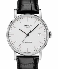Tissot Everytime Swissmatic Silver Leather Automatic Watch T109.407.16.031.00
