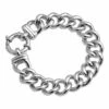 Mocha Medium Mama Bracelet - Silver
