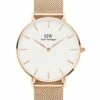 Daniel Wellington Petite 36 Melrose Rose Gold Stainless Steel Quartz Watch