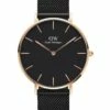 Daniel Wellington Petite 36 Ashfield Black Stainless Steel Quartz Watch