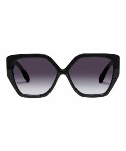 Le Specs So Fetch Black Oversized Sunglasses 2002172