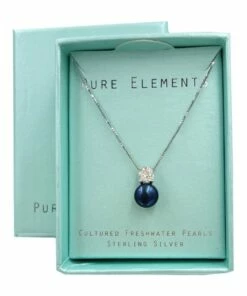 Pure Elements Simply Brilliant Black Pearl Peacock Black Pendant Necklace -RAY-BAN Online Store 765152920 3 1 720x928