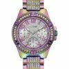 Guess Lady Frontier Purple Stainless Steel Watch GW0044L1