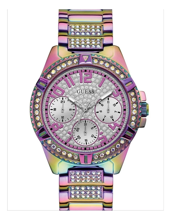 Guess Lady Frontier Purple Stainless Steel Watch GW0044L1 5 Guess Lady Frontier Purple Stainless Steel Watch GW0044L1 - Image 5