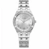 Guess Cosmo Silver Stainless Steel Dress Watch GW0033L1