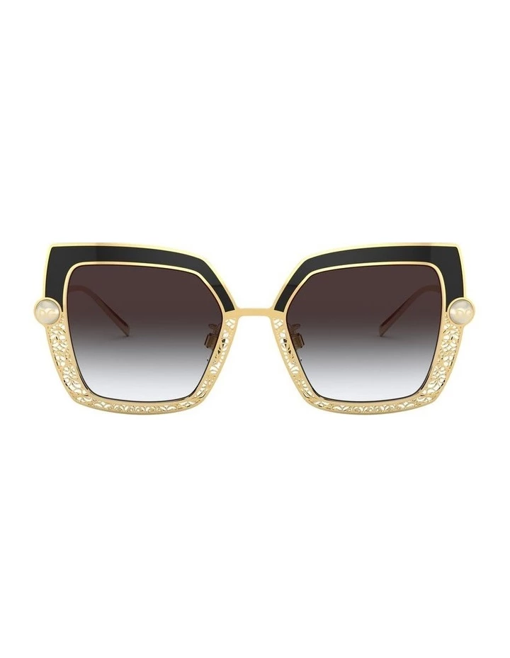 Dolce & Gabbana Grey Cat Eye Sunglasses 0DG2251H 1529918004 2 Dolce & Gabbana Grey Cat Eye Sunglasses 0DG2251H 1529918004 - Image 2