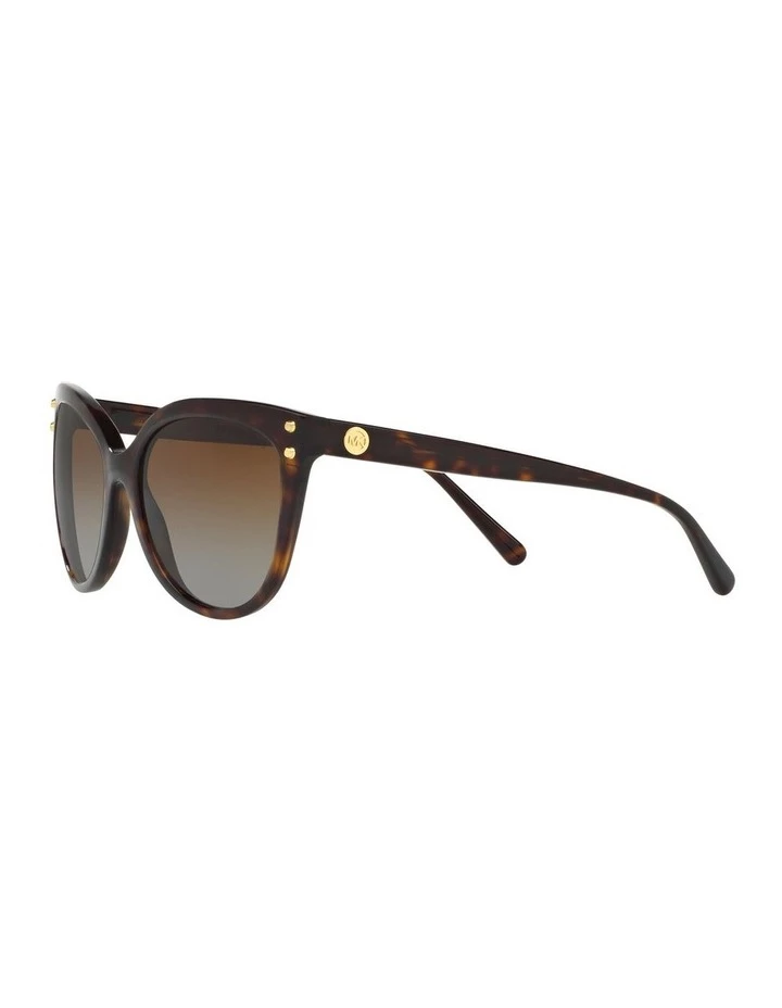 Michael Kors Brown Round Sunglasses 0MK2045 1515416002 P 3 Michael Kors Brown Round Sunglasses 0MK2045 1515416002 P - Image 3