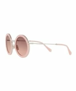 Miu Miu Brown Round Sunglasses 0MU 59US 1523644001 -RAY-BAN Online Store 771786640 3 720x928