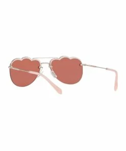 Miu Miu Pink Aviator Sunglasses 0MU 56US 1523645002 -RAY-BAN Online Store 771786730 6 720x928
