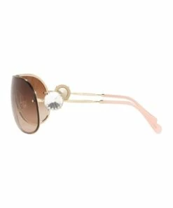 Miu Miu Brown Shield Sunglasses 0MU 67US 1524426001 -RAY-BAN Online Store 771787000 4 720x928
