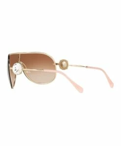 Miu Miu Brown Shield Sunglasses 0MU 67US 1524426001 -RAY-BAN Online Store 771787000 5 720x928