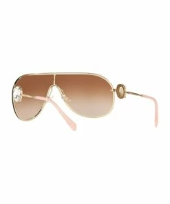 Miu Miu Brown Shield Sunglasses 0MU 67US 1524426001 -RAY-BAN Online Store 771787000 6 720x928