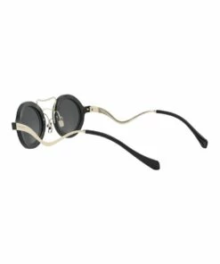 Miu Miu Grey Round Sunglasses 0MU 02VS 1526705001 -RAY-BAN Online Store 771787630 5 720x928