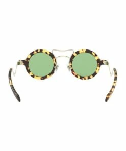 Miu Miu Green Round Sunglasses 0MU 02VS 1526705003 -RAY-BAN Online Store 771787720 7 720x928