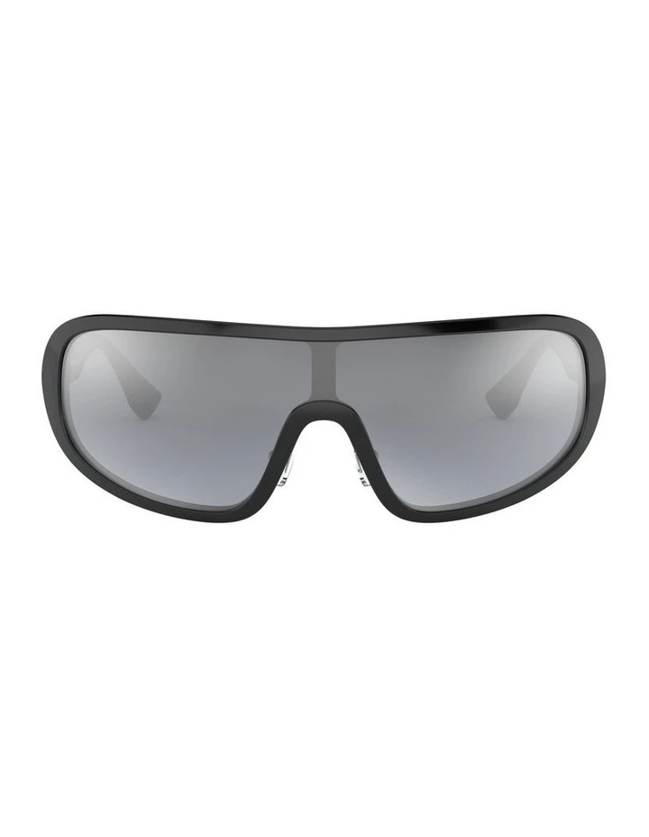 Miu Miu Grey Shield Sunglasses 0MU 06VS 1528378001 2 Miu Miu Grey Shield Sunglasses 0MU 06VS 1528378001 - Image 2