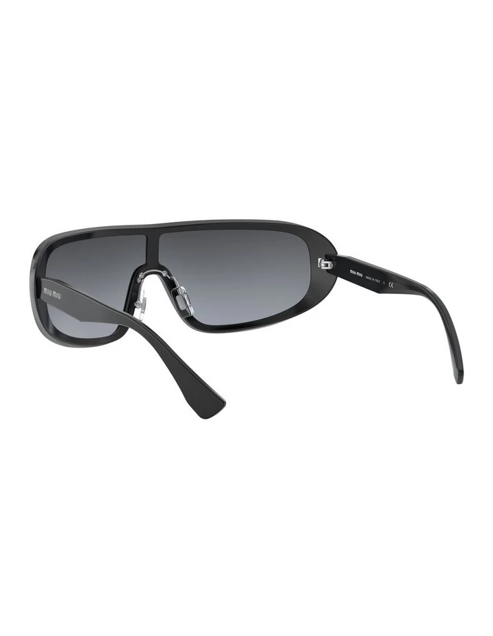 Miu Miu Grey Shield Sunglasses 0MU 06VS 1528378001 6 Miu Miu Grey Shield Sunglasses 0MU 06VS 1528378001 - Image 6