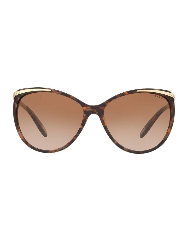Ralph Lauren Brown Cat Eye Sunglasses 0RA5150 1099307007 2 Ralph Lauren Brown Cat Eye Sunglasses 0RA5150 1099307007 - Image 2