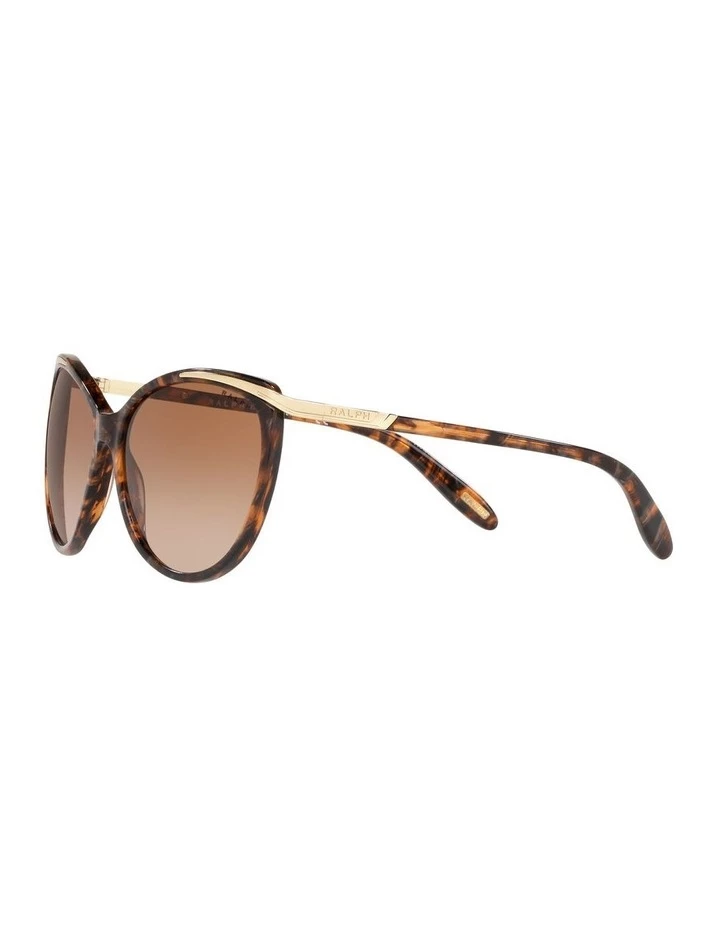 Ralph Lauren Brown Cat Eye Sunglasses 0RA5150 1099307007 3 Ralph Lauren Brown Cat Eye Sunglasses 0RA5150 1099307007 - Image 3