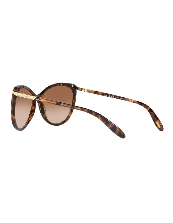 Ralph Lauren Brown Cat Eye Sunglasses 0RA5150 1099307007 5 Ralph Lauren Brown Cat Eye Sunglasses 0RA5150 1099307007 - Image 5
