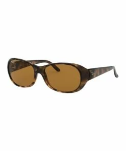 Ray-Ban Polarised Brown Rectangle Sunglasses 0RB4061 1062934003