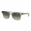 Ray-Ban Transparent Grey Square Sunglasses 0RB4323