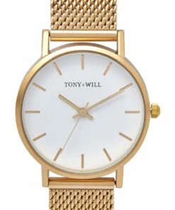TONY+WILL Small Classic Mesh Gold TWM004E Watch