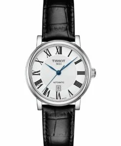 Tissot Carson Premium Lady Black Leather Automatic Watch T122.207.16.033.00