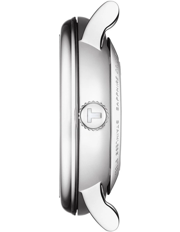 Tissot Carson Premium Lady Black Leather Automatic Watch T122.207.16.033.00 3 Tissot Carson Premium Lady Black Leather Automatic Watch T122.207.16.033.00 - Image 3