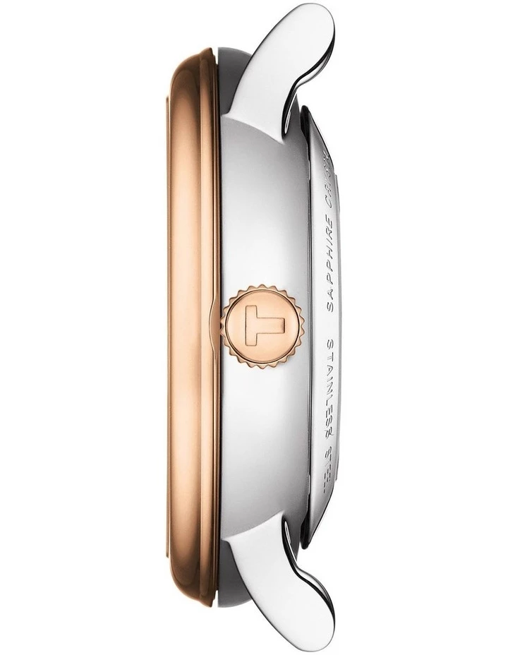 Tissot Carson Premium Automatic Lady Grey/Rose Gold Stainless Steel Watch T122.207.22.033.00 3 Tissot Carson Premium Automatic Lady Grey/Rose Gold Stainless Steel Watch T122.207.22.033.00 - Image 3