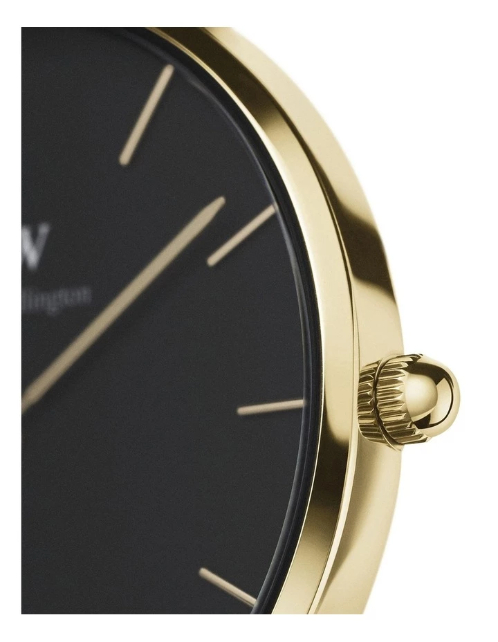 Daniel Wellington Petite 36 Evergold Black Dial Gold Stainless Steel Quartz Watch 2 Daniel Wellington Petite 36 Evergold Black Dial Gold Stainless Steel Quartz Watch - Image 2