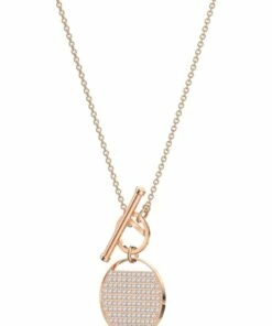 Swarovski Ginger T Bar Rose Gold Necklace -RAY-BAN Online Store 781225480 3 720x928