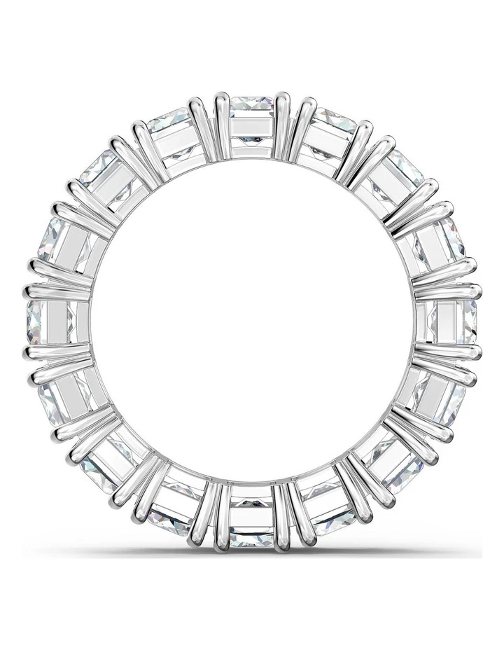Swarovski Vittore Wide Silver Rhodium Plated Ring 2 Swarovski Vittore Wide Silver Rhodium Plated Ring - Image 2